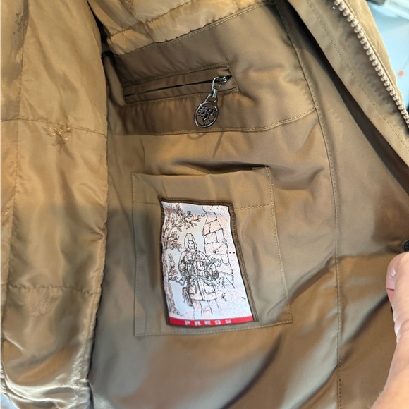 Piero Guidi Brown Jacket with Embroidered Detail size large - Picture 5 of 10